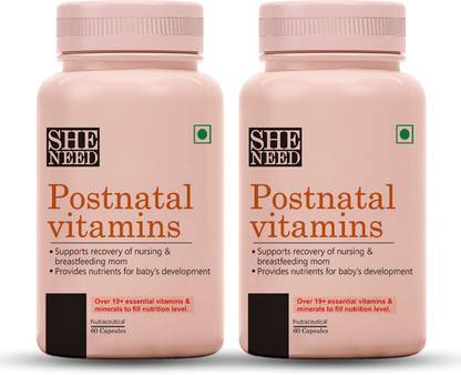 SheNeed Postnatal Supplement for Women-supports pregnancy recovery-(pack of 2)