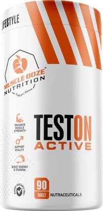muscle ooze Teston Active 90 Tablet Enhance Muscle Strength Support Vitality & Boost Stamina