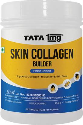TATA 1mg Skin Collagen Builder | Plant-Based Collagen Supplement for Skin & Glow