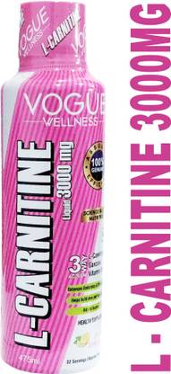 Vogue Wellness Liquid L-Carnitine 3000 mg, Helps Convert Fat into Energy