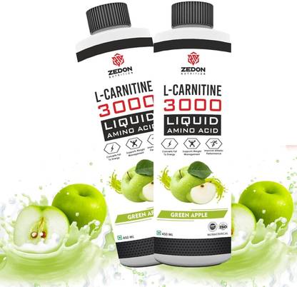 Zedon Nutrition L Carnitine 3000mg, Convert Fat to Energy, Weight Loss Drink for Men & Women