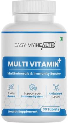EASY MY HEALTH Multivitamin with 50 pulse Ingredients for Immunity,Energy,Stamina for Men&Women