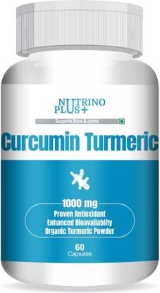 Nutrinoplus Curcumin 1000mg Supplement with Curcuminoids | Good For Skin & Joint