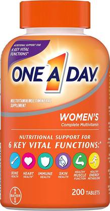 One A Day Women's 6 key vital functions complete multvitamin