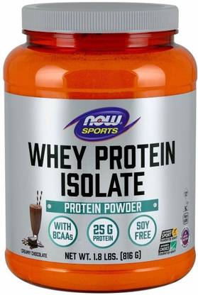 Now Foods Whey Protein Isolate, Dutch Chocolate 1.8 lbs