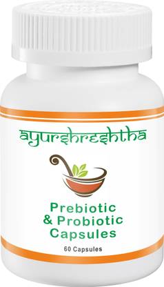 Ayurshreshtha Prebiotic & Probiotic - Digestive Health & Gut Flora Support