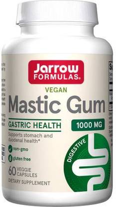 Jarrow Formulas Formulas Mediterranean Mastiha Tree Resin Mastic Gum 1000 mg 60 Veggie Caps