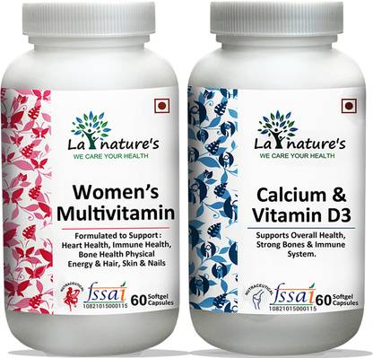 La Natures Women's Multivitamin + Calcium & Vitamin D3 for Hair, Skin & Immunity