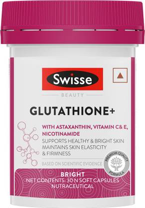 Swisse Glutathione+ with Vitamin C&E,Nicotinamide,to support healthy&bright skin