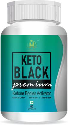 Healthy Nutrition Keto Black Premium, Supports Weight Management for Men & Women -Pack of 1