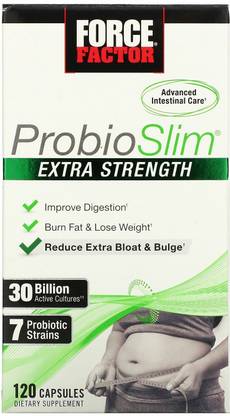 Force Factor ProbioSlim, Extra Strength, 30 Billion CFU, 120 Capsules