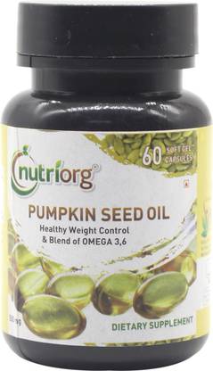 Nutriorg Pumpkin seed oil soft gel Capsule