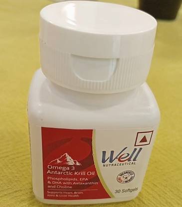 Well OMEGA 3 ANTARCTIC KRILL OIL