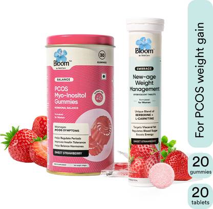 Bloom PCOS Gummies & Berberine + L-Carnitine Supplement