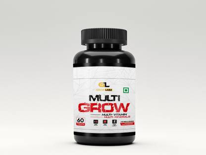 Grow Labz Multi Grow 60 Tablets Multi-Vitamin & Minerals Improve Joint Flexibility