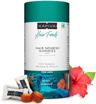 Kapiva Nourish Biotin Gummies | For Hair Growth|25000mcg