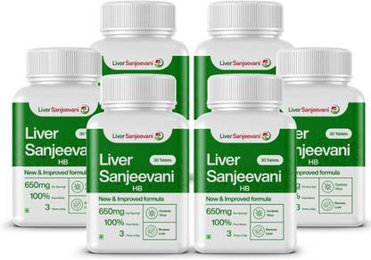 Liver Sanjeevani HB Natural herb extracts remedy for Hepatitis B cure liver health 180 Tablets