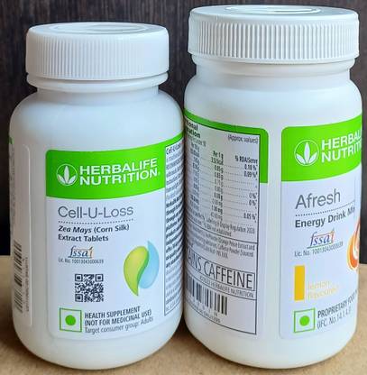 Herbalife Nutrition CELL- U- LOSS TABLETS AND AFRESH LEMON COMBO