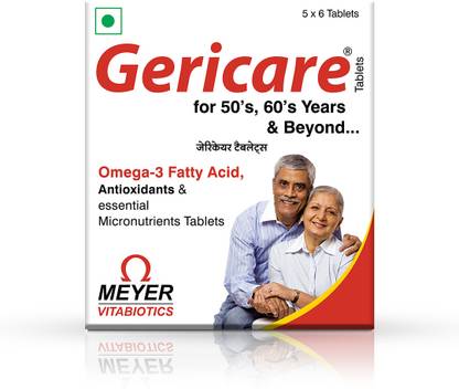 GeriCare For 50'S ,60'S And Beyond Improve Anti-Oxidant Defence & Immune System