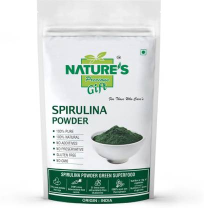 Nature's Precious Gift Spirulina Powder - 100 GM