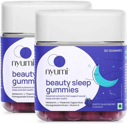 Nyumi Beauty Sleep Gummies With Melatonin|For Sound Sleep| Clinically Proven