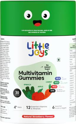Little Joys Multivitamin Gummies for Kids | Immunity, Bones, Brain Development & Eyesight