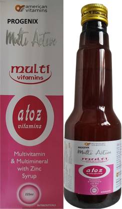 Progenix MULTI ACTIVE MULTIVITAMIN SYRUP WITH VITAMIN B COMPLEX FOR GENERAL BODY HEALTH