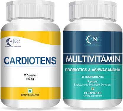 ANC CARDIOTENS with Arjuna Extract Heart Health & Multivitamin with Ashwagandha