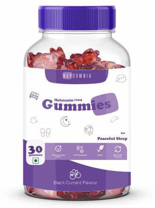 NAPSOMNIA Melatonin 10mg Gummies for Fall asleep faster | Sleep Supplements for adults