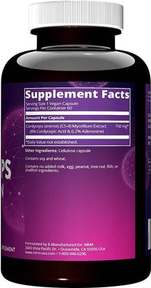 MRM Nutrition Cordyceps | CS-4 Strain | Endurance
