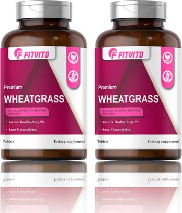 Fitvito Wheatgrass 800 mg Tablets (K276)
