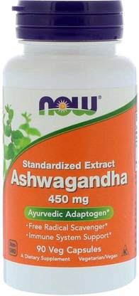 Now Foods Ashwagandha 450 mg Veg Capsules