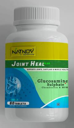 natnov JOINT HEAL PLUS Glucosamine, Chondroitin and MSM for Joint and Bone Relief