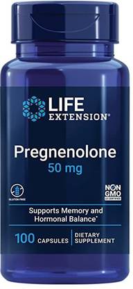 Life Extension Pregnenolone - 50 Mg, 100 Capsules