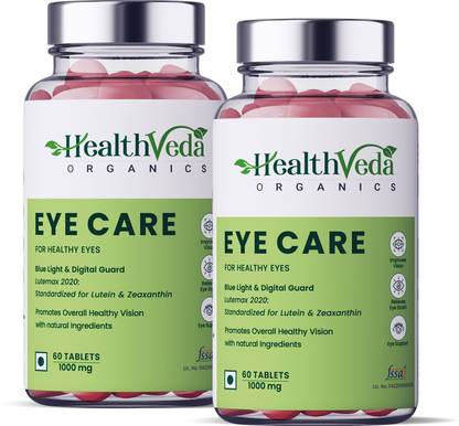 Health Veda Organics Plant Based Eye Care Supplements For Healthy ...