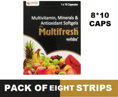 Uhl SMART LABS MULTIFRESH MULTIVITAMIN SUPPLEMENT CAPSULE (8*10CAPS)