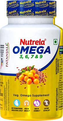 NUTRELA Organic Omega 3,6,7&9 Gel Capsules
