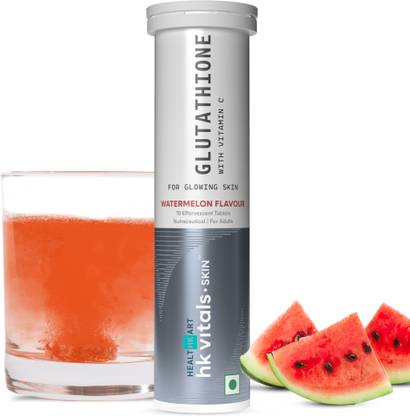 HEALTHKART Glutathione Skin Glow Effervescent Tablets with Vitamin C & E