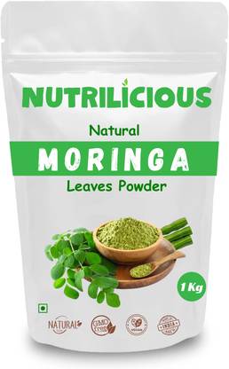 Nutrilicious Moringa Leaf Powder 1Kg | Metabolism | Calcium|Iron|Shigru|Drumsticks Powder