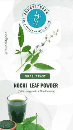 Founditgood Nochi Leaf Powder-100% Natural Pain & Inflamation support.