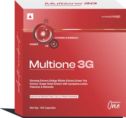 Enrrich One MULTIONE 3G Multivitamin Capsules With Ginkgo Biloba Extract