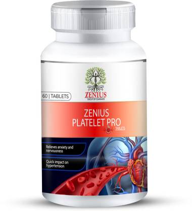 Zenius Platelet Pro tablet Platelet Increase Medicine, Blood Platelets and Well-being