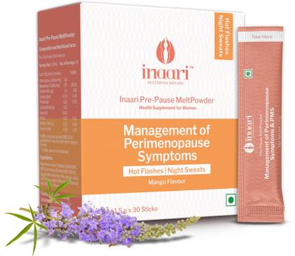 inaari PrePause Powder - 30 Sticks Menopause Supplement | Manage Anxiety & Mood Swings