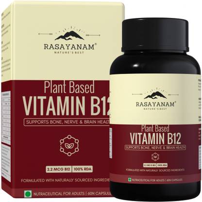 Rasayanam Plant Based Vitamin B12 (Cobalamin)| Supports Nervous System