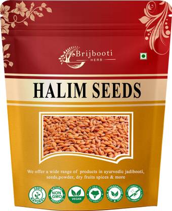 BrijBooti Organic Halim seeds | For Eating | Garden Cress Seeds | Aliv Seeds | Halam