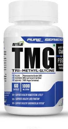 NutriJa Trimethylglycine (TMG) 1000MG-60 Veg Capsules