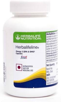 Herbalife Nutrition Omega 3 Fish Oil Capsules For Heart Health (60 Tablets)
