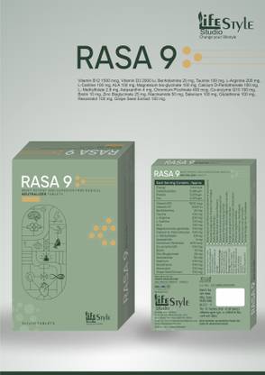 LIFE STYLE STUDIO RASA 9 Bio-Perine for Enhanced Absorption Potent Supplement