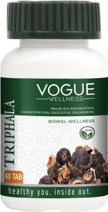 Vogue Wellness Triphala Tablet For Relief in Constipation,Indigestion,Digestive Disorder