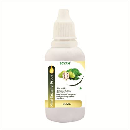 SOVAM Noni Enzyme Drops For Detoxifies The Body | Blood Purefied | Immunity Drops